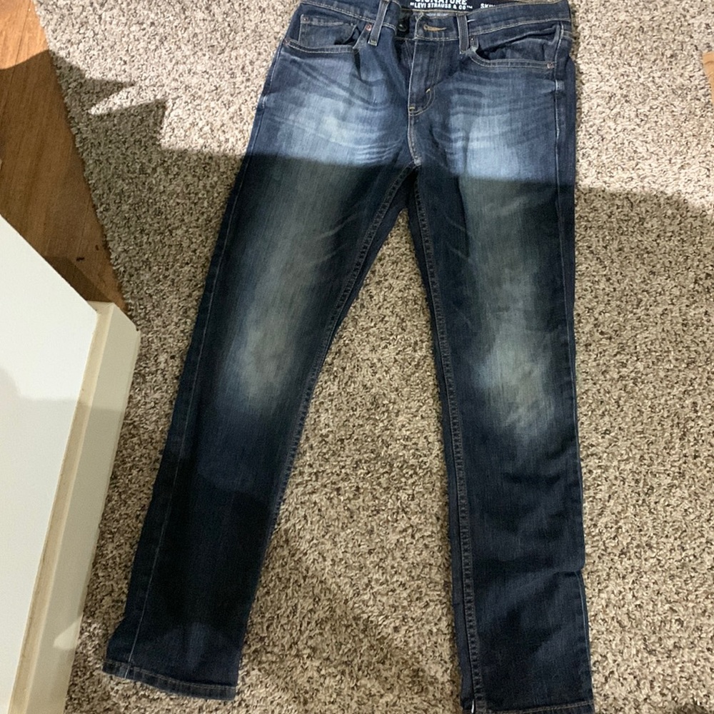 Blue skinny jeans from levi